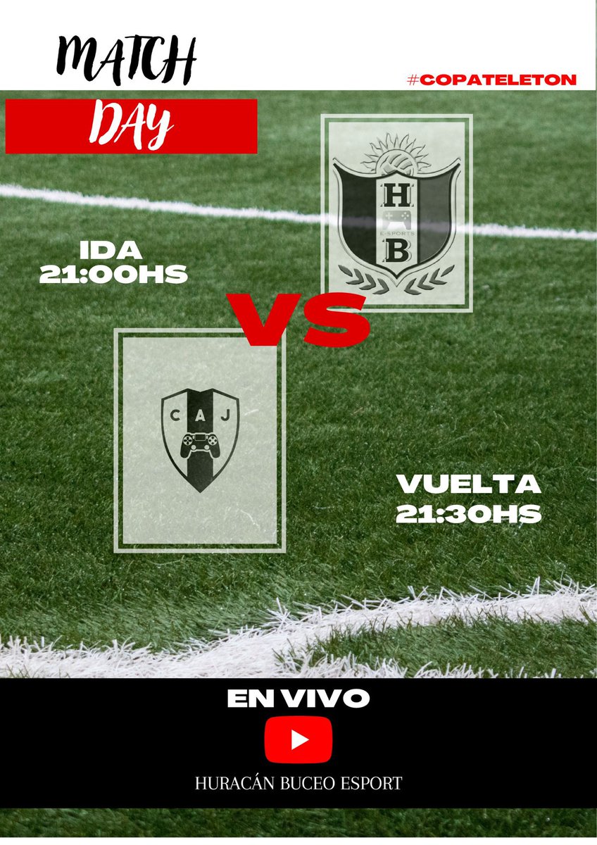 HuracanBuceoeSp's tweet photo. 𝕸𝖆𝖙𝖈𝖍𝖉𝖆𝖞

Se vino debut por un nuevo torneo esta vez el torneo era a beneficio de @teletonuruguay, después de una gran disputa pudimos pasar a la siguiente fase

Ida 🆚 Juventud eSports (3-2)
Vuelta 🆚 Juventud eSports (2-0)

#vamoelhura https://t.co/IXP2mV4adR