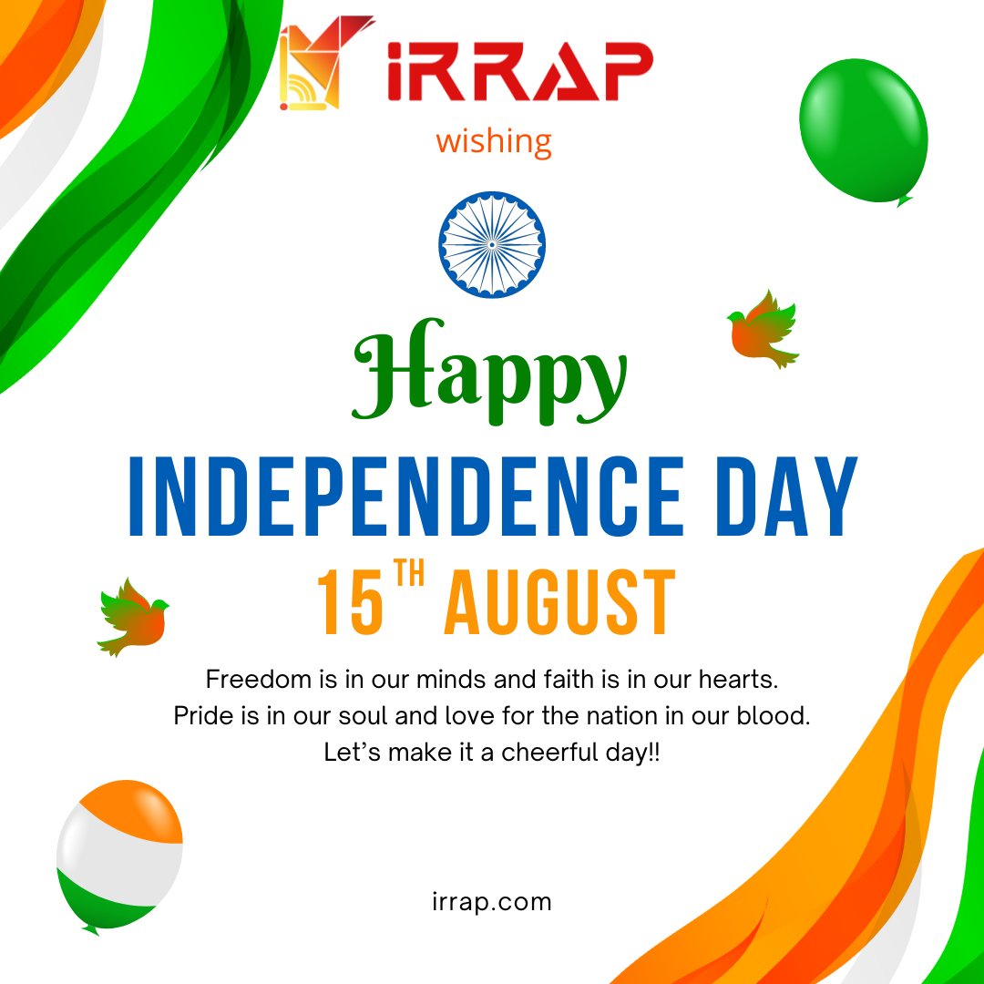 irrap_education's tweet photo. Let’s keep the memories of all the people who sacrificed their lives for our country alive. Wishing you a Happy Independence Day 2022! #HappyIndependenceDay https://t.co/K0y5iMAV81