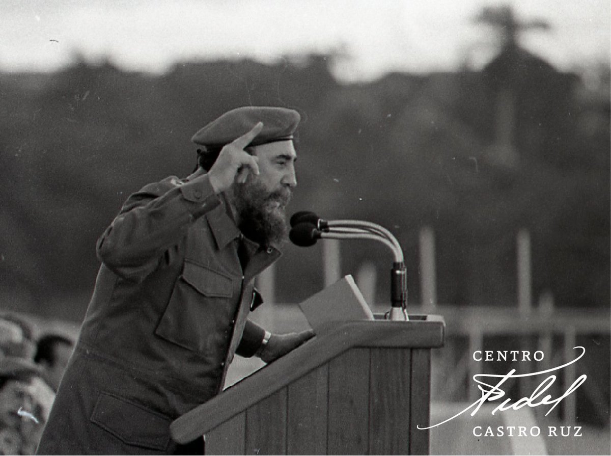 #Fidel:"Para el pueblo cubano, por encima de cualquier otro valor sobre la Tierra, están los valores que inspiran la libertad, la dignidad, el amor a su patria, su identidad, su cultura y el más estricto sentido de la justicia que pueda concebir el ser humano". #FidelVive