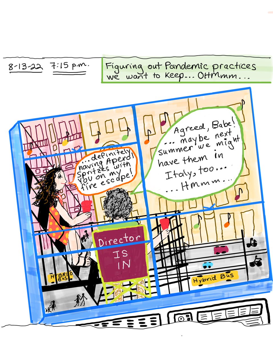 ZenRuby1's tweet image. Figuring out Pandemic practices we want to keep … #togethertime #fireescapechronicles #nycfirescapes #aperolspritztime #aperolspritzitalia #nextyearinitaly #aperolspritzlovers #thedirectorisin #hybridenergy #hybridbus #hybridenergybattery #mindfulmoment #pandemicpractice