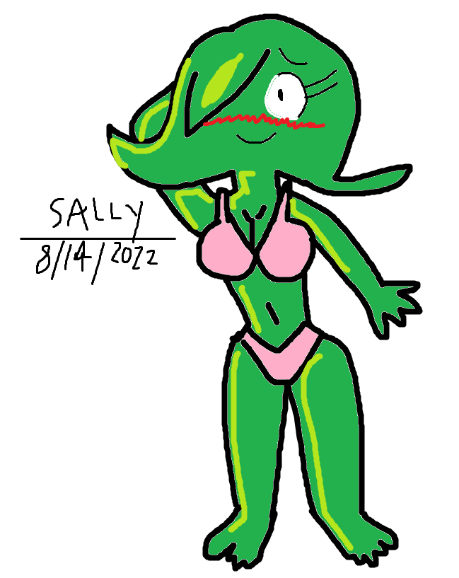 BendyFan2013's tweet photo. Do Any artists want to draw my Slime Character, Sally?
#CallintgAllArtists #FanartRequest https://t.co/aOONEvDrnL