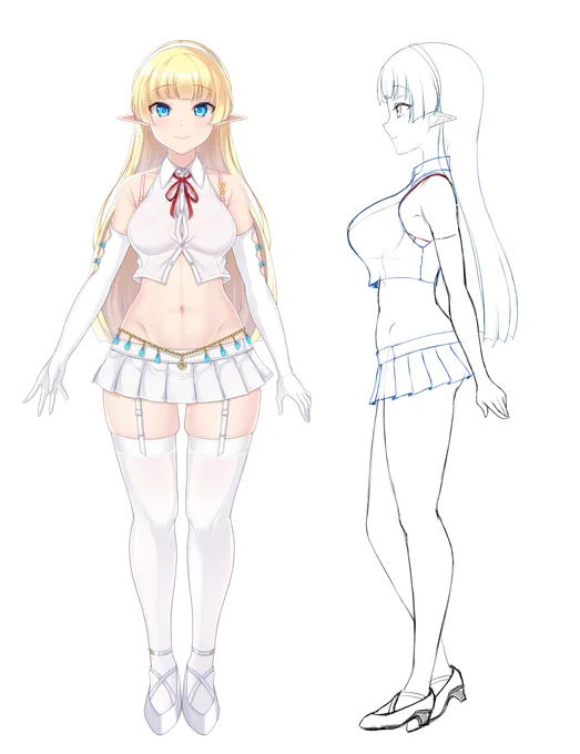 ぜんぜんわからないおれたちは雰囲気で側面図を描いてる(進捗7%) 