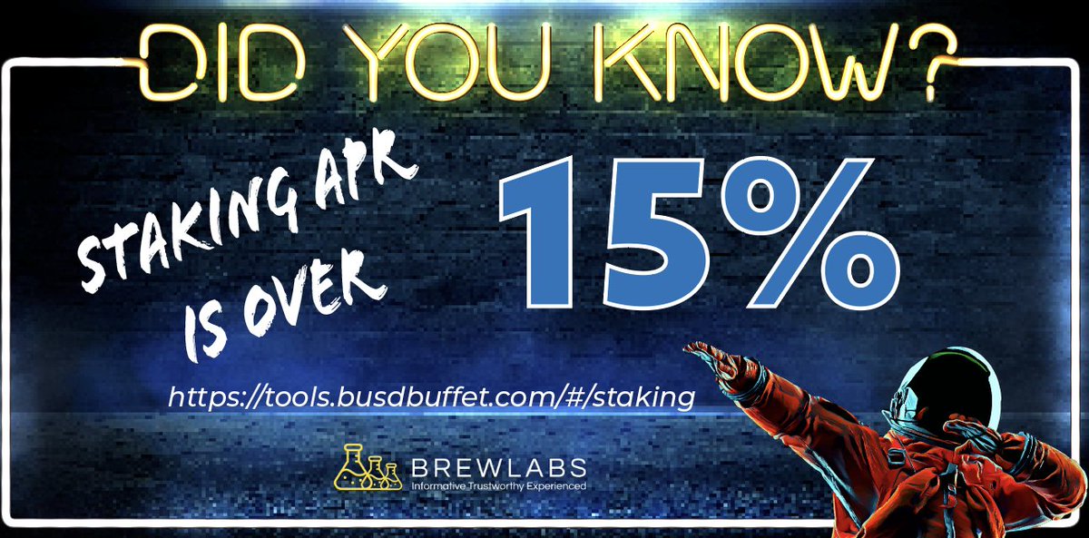 😎🥩HOLY STAKING🥩😎

Have you seen our new APR! Over 15.72%. Plus our taxes are now 10%! Buy BBFT, Stake it, Grow it!

✅0% staking fee
✅No staking term minimum
💪🏼286+ TRILLION staked
✅only HALF a PERCENT withdraw fee.
🚀Weekly increases in APR

GET SOME!

#BSCGemAlert #alcoin