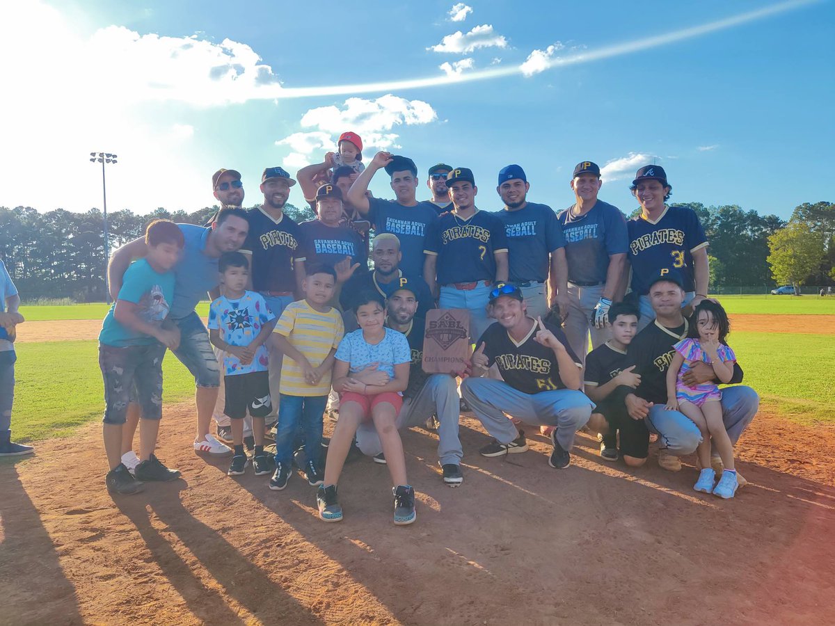 SavannahUSAB's tweet photo. The Pirates Won the 30+ Championship with an 8-5 Win over the Twins. 

Guillermo Lacasse was named MVP. Congrats guys! https://t.co/U8iJQCJlvV