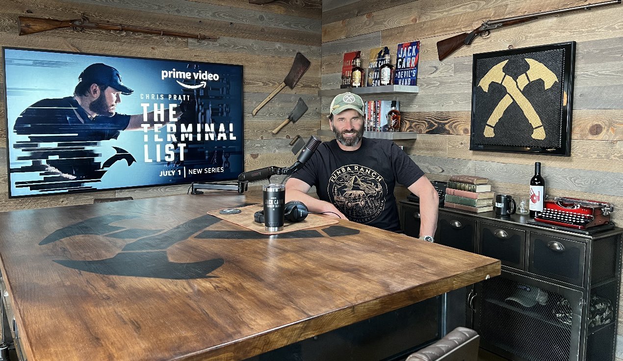 Jack Carr on Twitter "The new DANGER CLOSE Podcast studio is complete