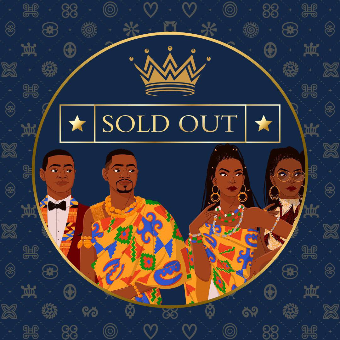 SOLD OUT!
 
🥇@TheRoyalsNFT has made history as the first major NFT collection showcasing African Culture to ever mint out💪🏾
 
Special thanks to each and every one of you that joined our Family. You are Royalty. The proof is encoded on the blockchain forever!
 
Let’s celebrate 🍾