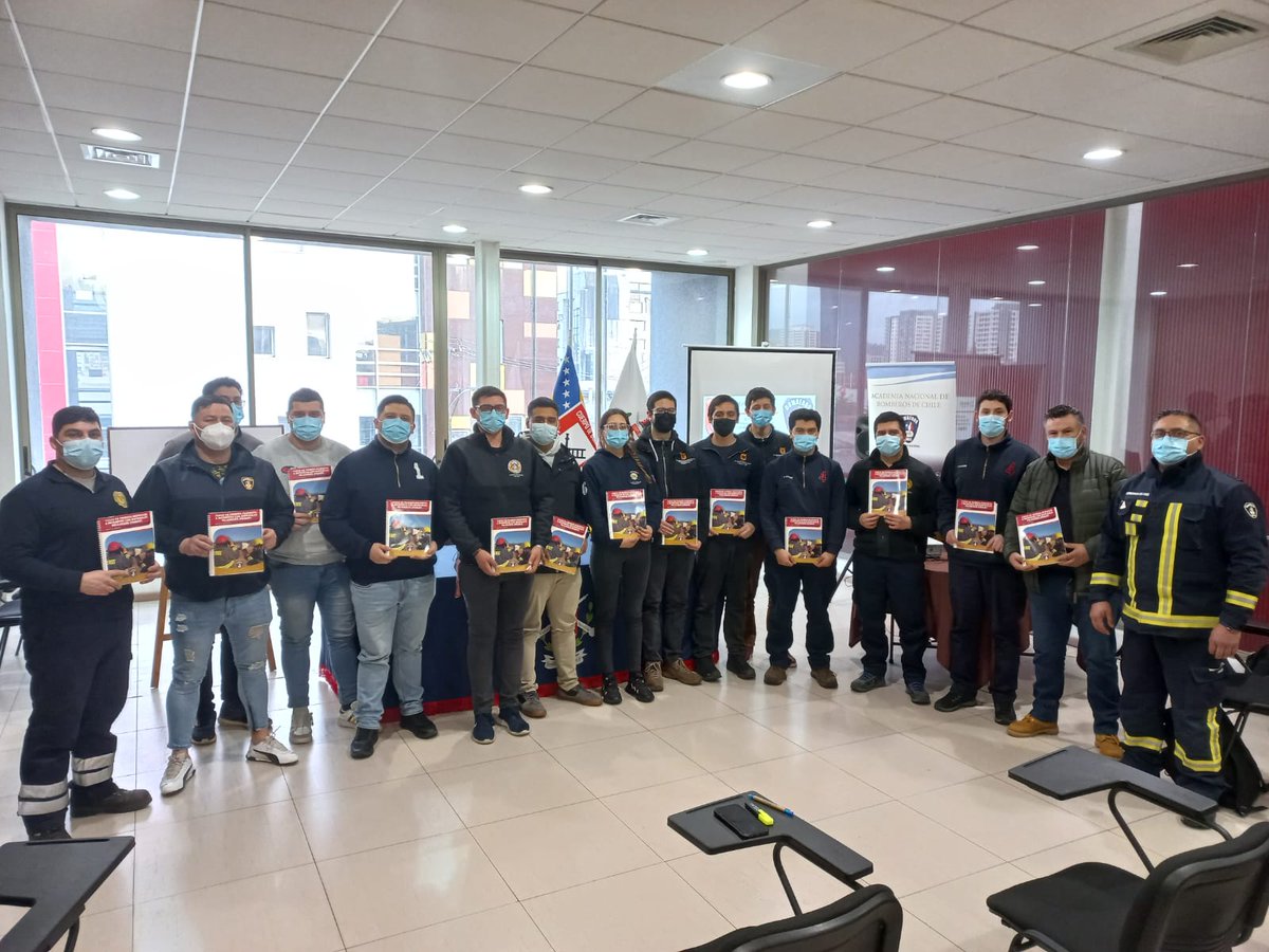 El día de hoy finalizó el curso CPRIMAP, para bomberos del cuerpo de bomberos de Concepción, felicitaciones a los participantes ya que todos ellos aprobaron. Saber para Servir <a href="/ANB_Chile/">Academia Nacional</a> <a href="/BomberosdeChile/">Bomberos de Chile</a>