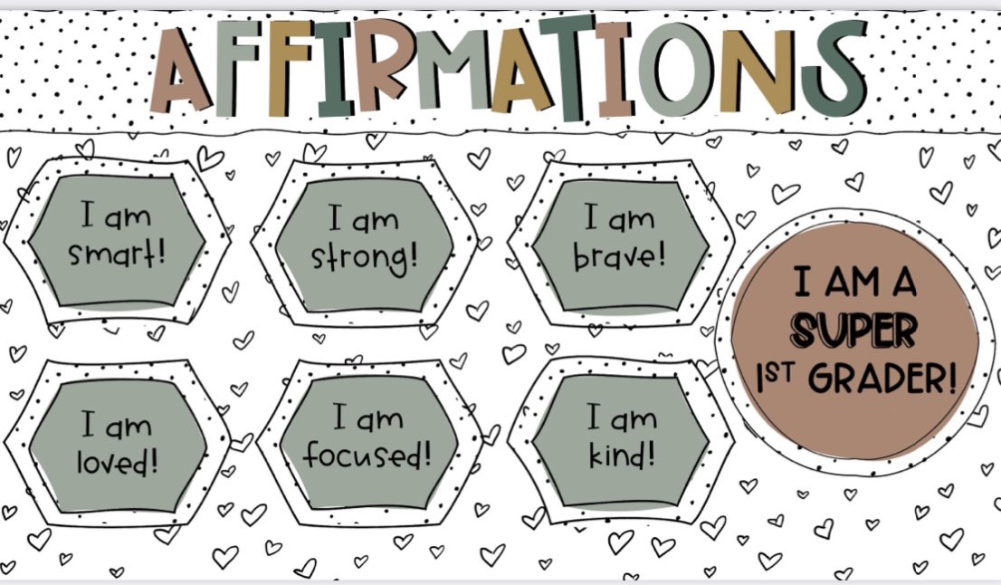 I’ve been working on building my morning meeting routine this past week! Affirmations are a great way to build student confidence and to reaffirm self-worth 🤍 <a href="/EICSCatholic/">Elk Island Catholic Schools</a> <a href="/OLAFortSask/">OLA Catholic School</a>