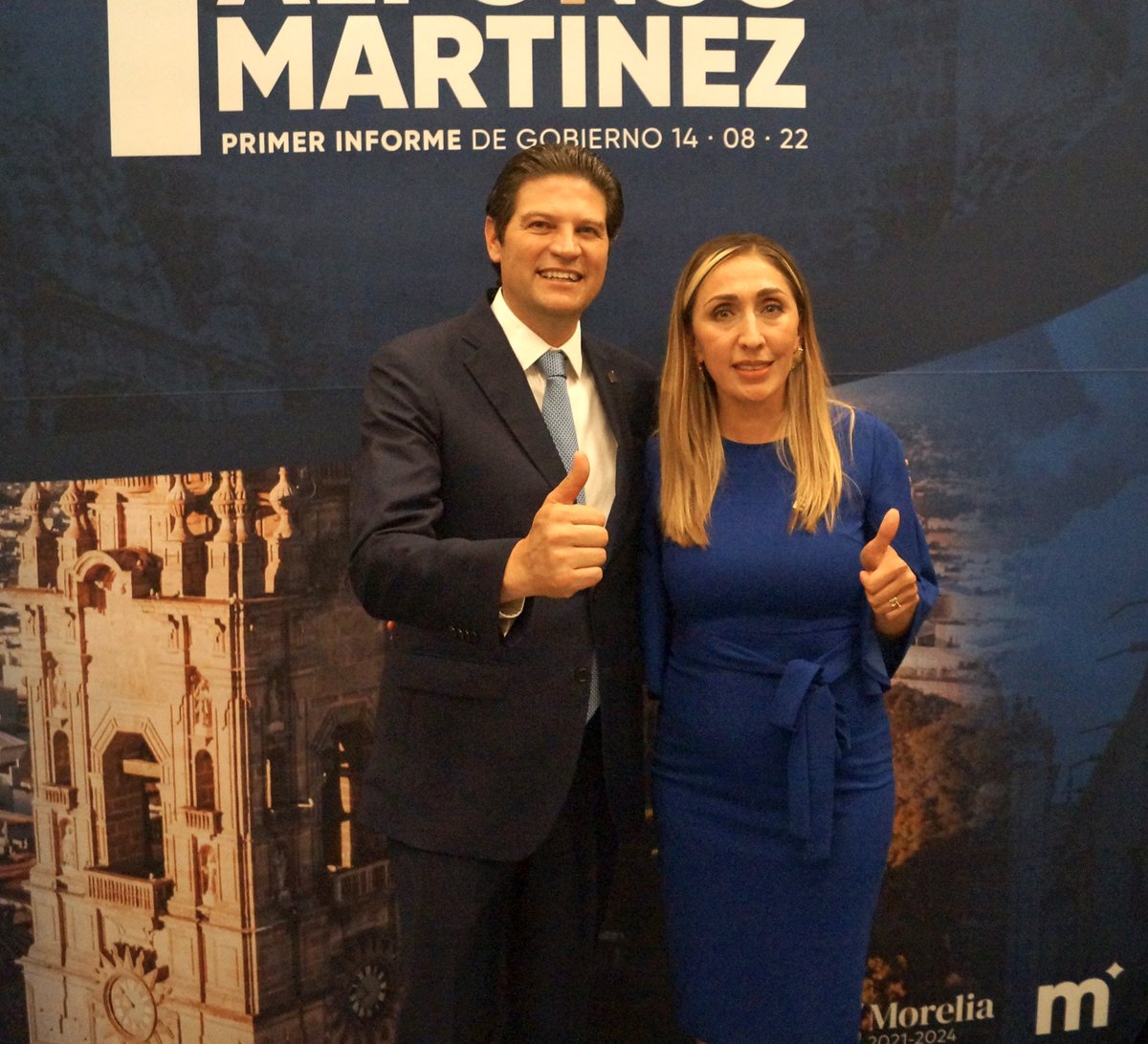 rubirangelPAN's tweet photo. Felicidades Presidente @AlfonsoMtz_Mx por tu primer Informe de Gobierno; ha sido un año de retos y compromisos cumplidos; gracias al Presidente de mi partido @AccionNacional @MarkoCortes y a mi amigo el Diputado Federal @CQuintanaMtz  por el respaldo y apoyo a este proyecto! https://t.co/yEmnXN6JgX
