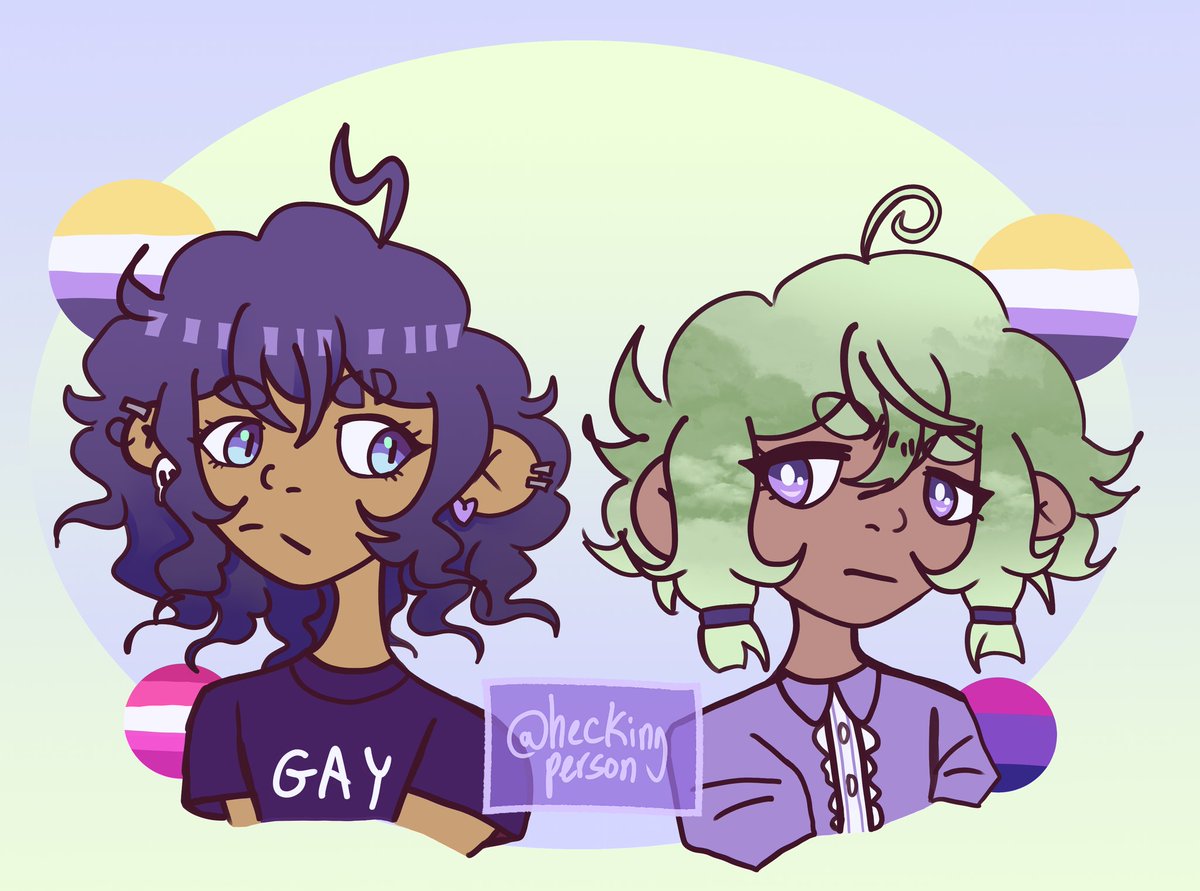 hecking_person's tweet photo. Mafuyu and Nene nonbinary headcannons gang.
#TransSekaiWeek #ProjectSekai #Nene #Mafuyu https://t.co/Mmo7aSQk4q