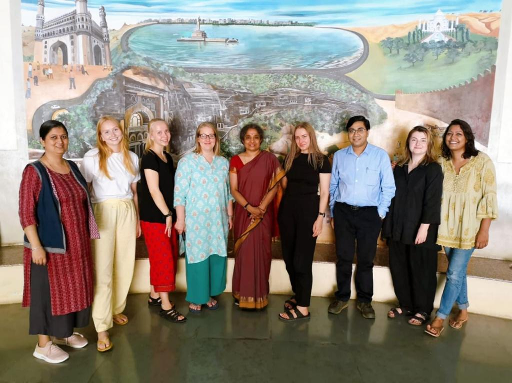 NordicCtrIndia's tweet photo. Many thanks @HydUniv @siphyd for hosting #NCIsummer programme for #ncimember students! Many thanks to Prof Aparna Rayaprol, Dr. Alok Mishra, Dr. Ashima Jena, Astha Mishra!
#ncisummer #NCIstudyinIndia #nordiccentreindia #NCI #studyinindiaprogram #studyinIndia #HCU #UoHyd https://t.co/DZuLuJuhzR