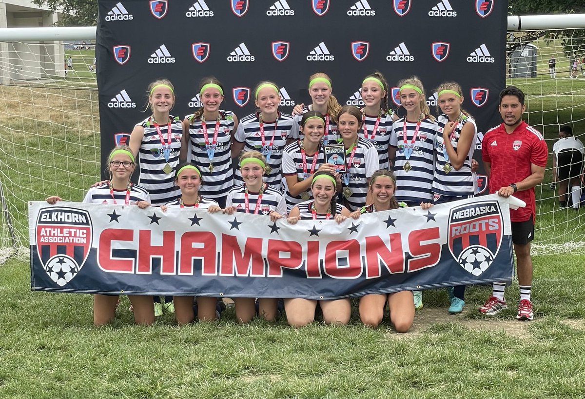 NERoots09G1's tweet photo. ✅ 4 wins 0 losses
✅ 25 goals for 2 against 
✅ competed hard &amp; had fun
✅ 1 🏆
These girls are just getting started.  Some big goals &amp; aspirations to be had this year.  Let’s go get it girls!
#family
⁦@NERootsSC⁩ ⁦@PlayEAA⁩
⁦@ElkhornSoccer⁩ https://t.co/qdXX5yiCmi