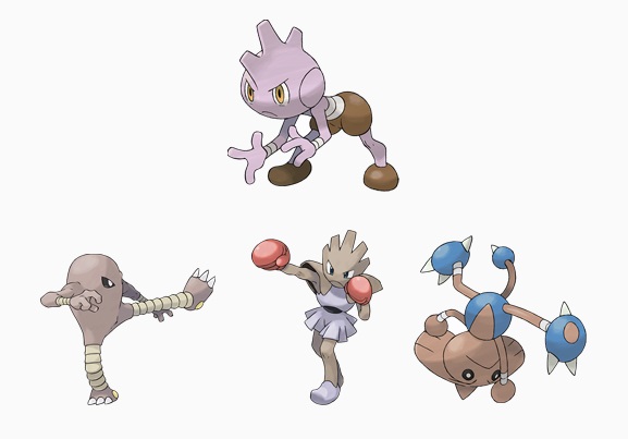 Hitmonlee VS Hitmonchan VS Hitmontop