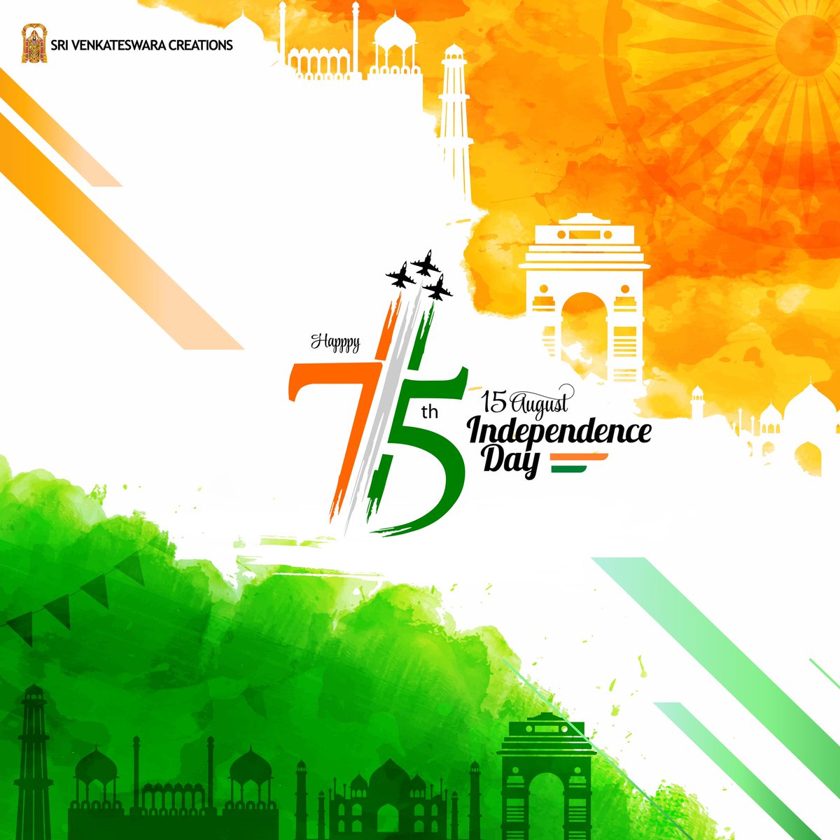 SVC_official's tweet photo. Wishing everyone a very Happy #IndependenceDay!

#IndependenceDay2022 #IndiaAt75 https://t.co/xti1s6ahjz