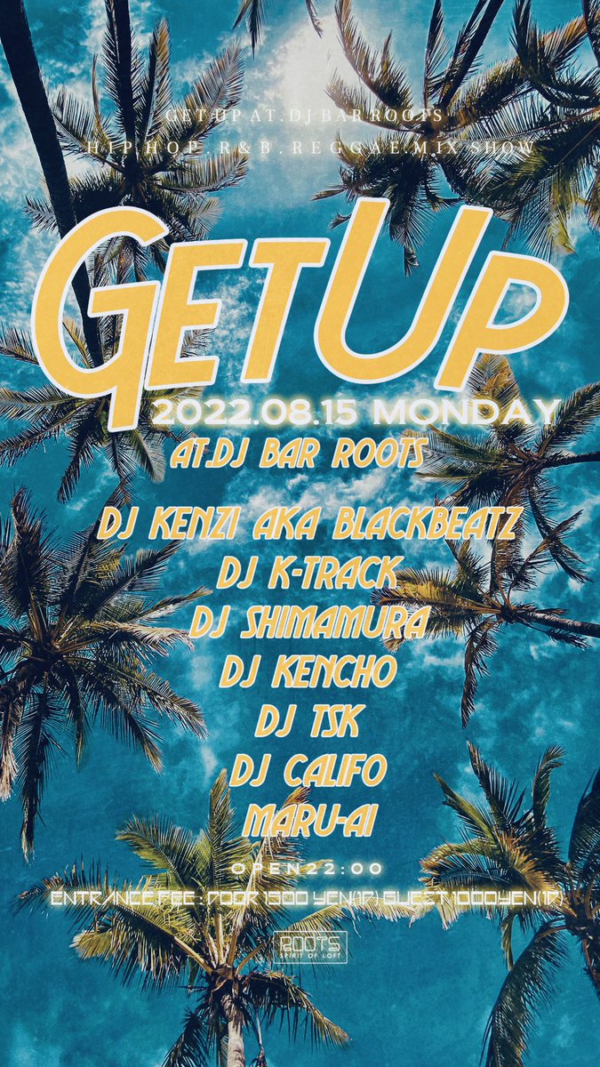 DJ_KENZI's tweet photo. 今夜😈⚡️✨💥

GET UP at.長野ROOTS

OPEN22:00

genre▶︎Hip Hop,R&amp;B,Reggae

■ENTRANCE FEE■
¥1500(1D)

今夜もよろしくお願いします🔥🔥🔥 https://t.co/IzyUadtS0a