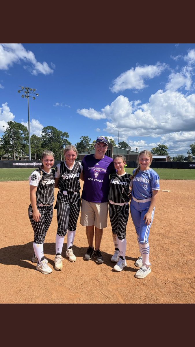 KaylieShirley's tweet photo. Thanks @DonaldgPickett @s_lex23 @The_MARR11 Coaches for putting on a great camp today!! Ready for the next @NSUDemonsSB camp. https://t.co/NnPgRhWs5I