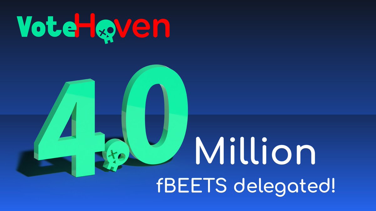 votehoven's tweet photo. 4 Million $fBEETS and all their happy owners ready for their vacations.
To all those who have already delegated, where are you going for vacation?
To all those who haven't yet, why haven't you?
💃Live
❤️Love
🗳️Delegate
#Fantom #beetswar #passiveincome $BEETS @beethoven_x https://t.co/IvNOabLIBo
