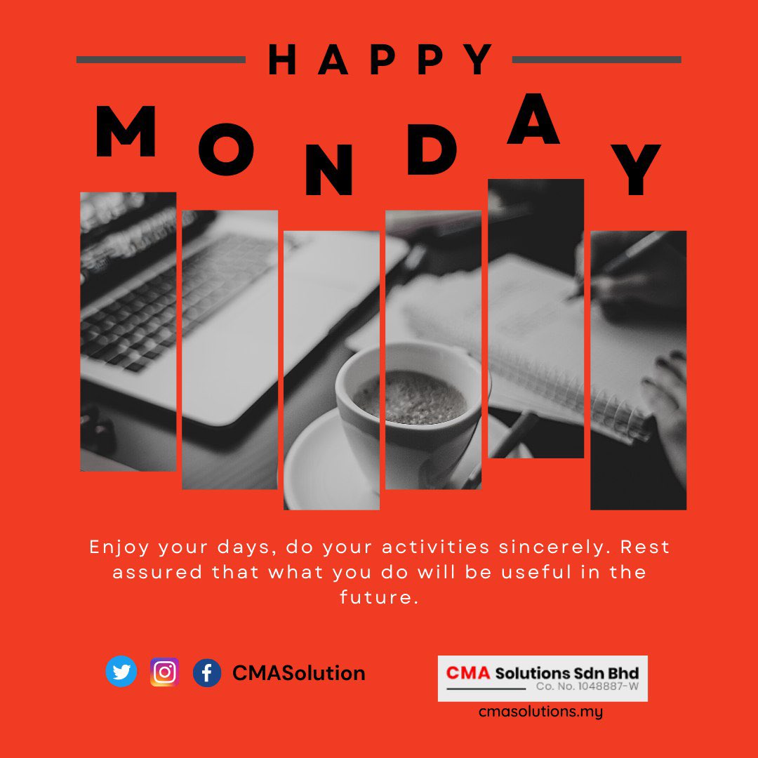 cmasolution's tweet photo. Happy Monday! 

Anyways, for those who are interested in developing software please contact us now! We are always ready to serve you 

#cmasolutions #itcompany https://t.co/cC7tXQsRyR