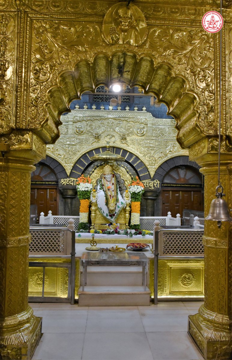 SSSTShirdi's tweet photo. *!! ॐ साई राम !!*
*श्री साईबाबा संस्थान विश्वस्त व्यवस्था,शिर्डी*
*!! ॐ Sai Ram !!*
*Shri Saibaba Sansthan Trust, Shirdi*
*आरती :-  शिर्डी माझे पंढरपुर
*सोमवार दिनांक १५ ऑगस्ट २०२२*     
*Aarti : -Shirdi Majhe Pandharpur
*Monday 15 August 2022* https://t.co/lWAP2i5RGd