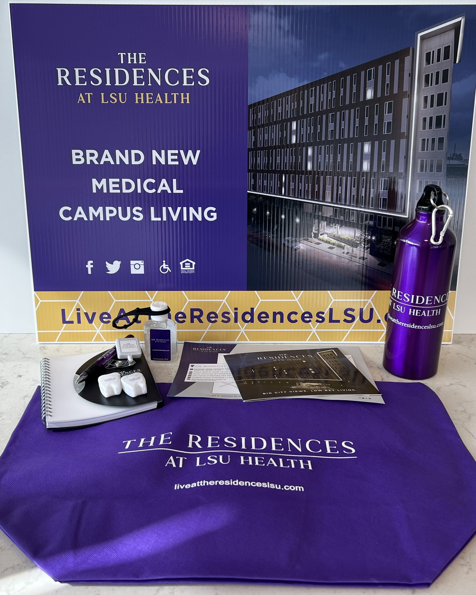 TheResidencesatLSU on Twitter "We give out awesome swag items! Stop by
