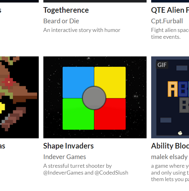 IndeverGames's tweet photo. Rate it tomorrow! #WannaYamJam #SlushIndever #ShapeInvaders @CodedSlush https://t.co/TAln4jKSkV