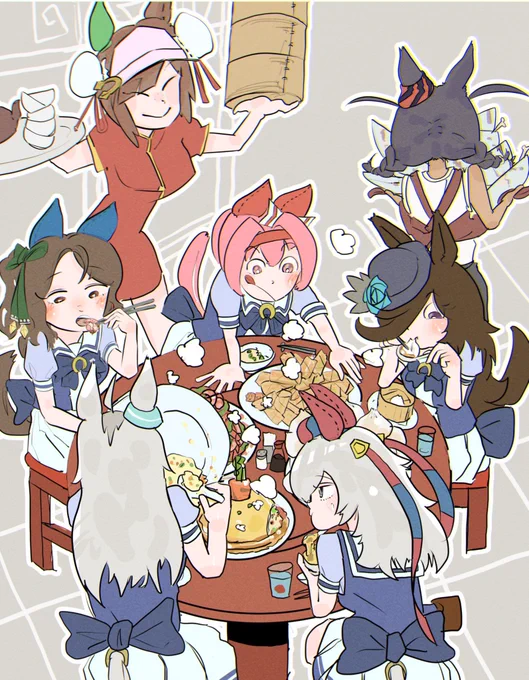 いいね&amp;RTありがとうございます過去に描いた食べライス 