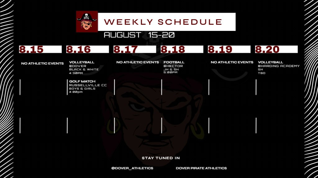 dover_athletics's tweet photo. This week in Dover Athletics!!!🏴‍☠️ https://t.co/LAtc4wOjZk