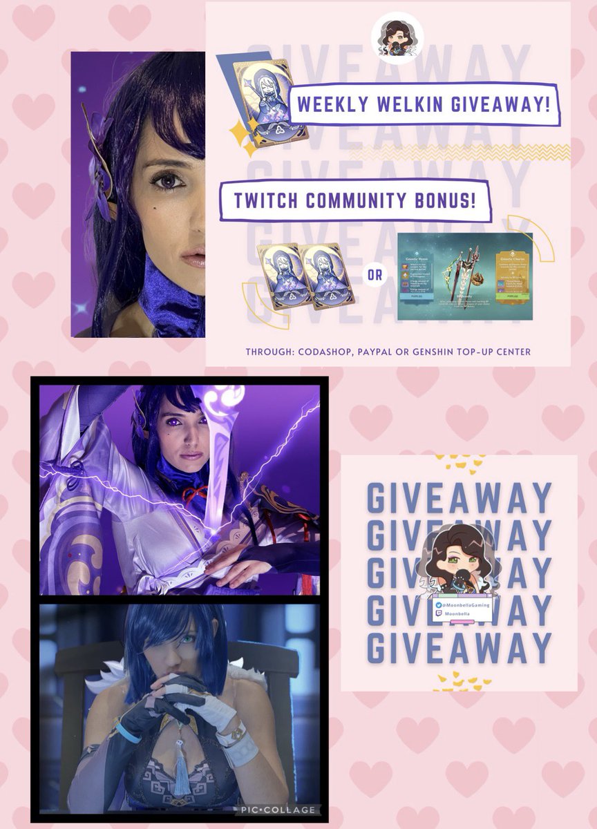 MoonbellaGaming's tweet photo. Sumeru is coming 🌱

Weekly Welkin moon!!!

If you win and follow my twitch, prize upgrade of x2 Welkin or a battle pass!
https://t.co/z1hZ4NpGMY
Make sure to join live streams for cosplays and more giveaways 💗

💕love
💕retweet 
💕follow

Winner announced Friday 19th AEST https://t.co/sFlq28uVPl