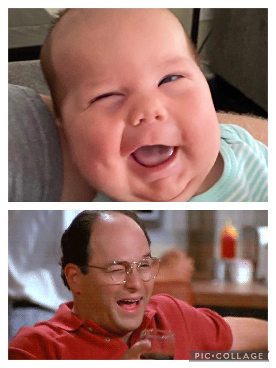 MeierBrandon's tweet photo. Believe it or not, my son looks like George. Who could it be, believe it or not it’s Keegan. @IJasonAlexander https://t.co/Xs6xoZF7Ty