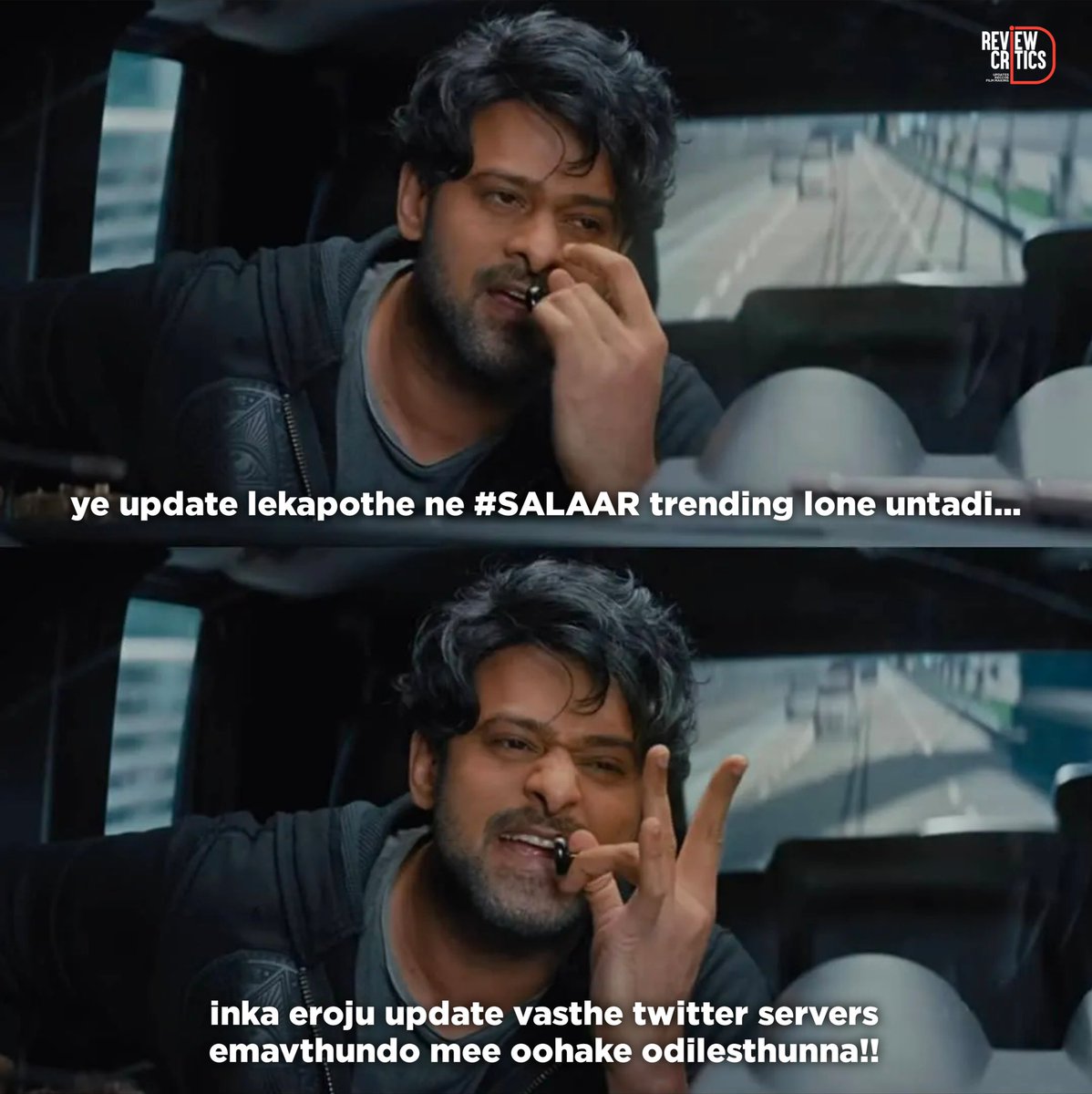 ReviewCritics1's tweet photo. Neek saave raa … Neku confirm saave #Twitter 

#Prabhas #Salaar #SalaarAgamanam https://t.co/fHuUM3BcLj