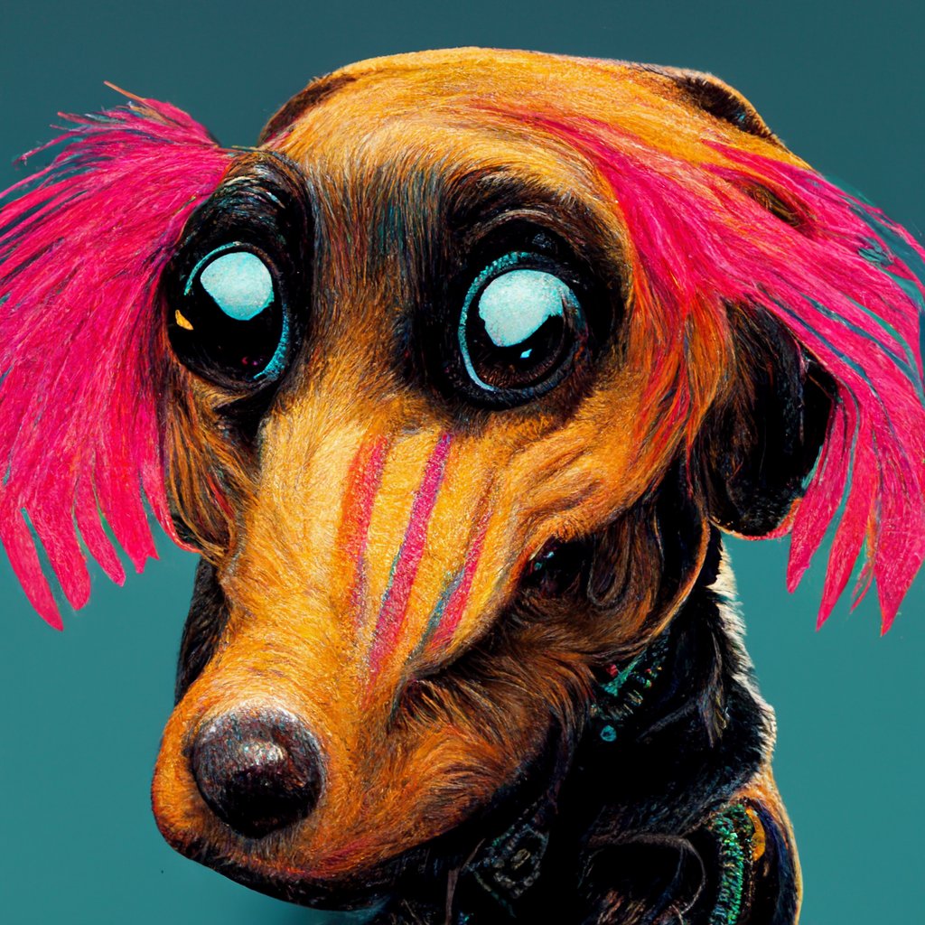 daichshunds's tweet photo. @future__art #Groovypunk dachshunds, #midjourney https://t.co/V7faYbbD2u