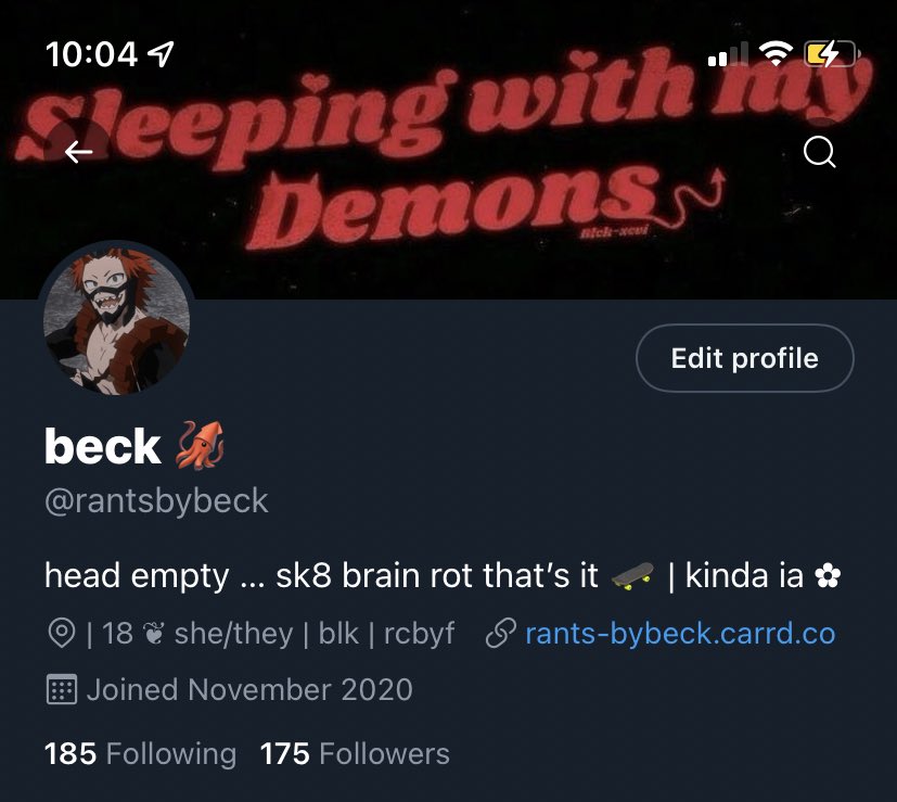 rantsbybeck's tweet photo. rip kiri layout, it’s been this way for months because I’ve been inactive but sk8 content was announced so im back !!! https://t.co/K3Ke2srXDM