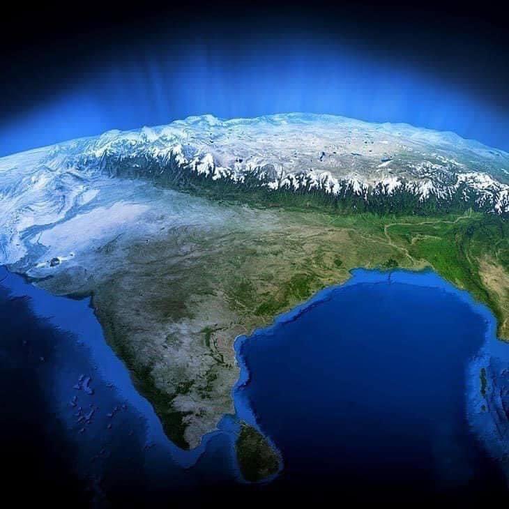 The Holy land, crowned by the Himalayas in the north &amp; washed by the Indian Ocean in the south, created by the Gods themselves, is Bharat - The divine dream land of our Ancestors 

Happy Independence Day🇮🇳