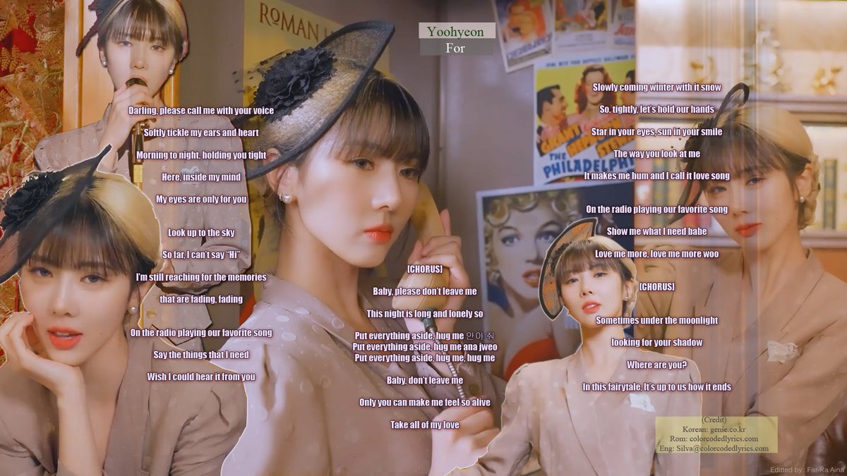 missfarraaina2's tweet photo. Dreamcatcher editted lyrics (13) :
39. SuA - No Dot
40. Handong - Winter (한겨울) (寒冬)
41. Yoohyeon - For
#드림캐쳐 #Dreamcatcher #수아 #No_Dot #한겨울 #寒冬 #Winter #유현 #For https://t.co/LPvIYZX4Av