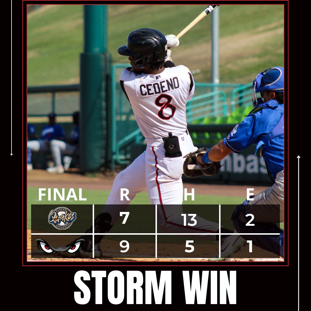 Storm_Baseball's tweet photo. Patience pays off.
#StormWin #BeatRC https://t.co/YgT9f5EX9w