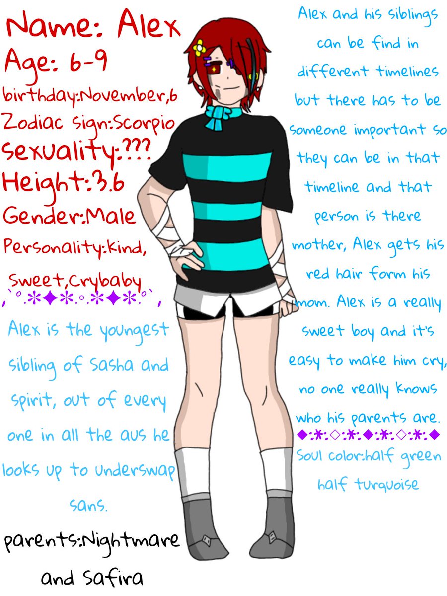 Some of there information and things about them you can ask me more about them^^