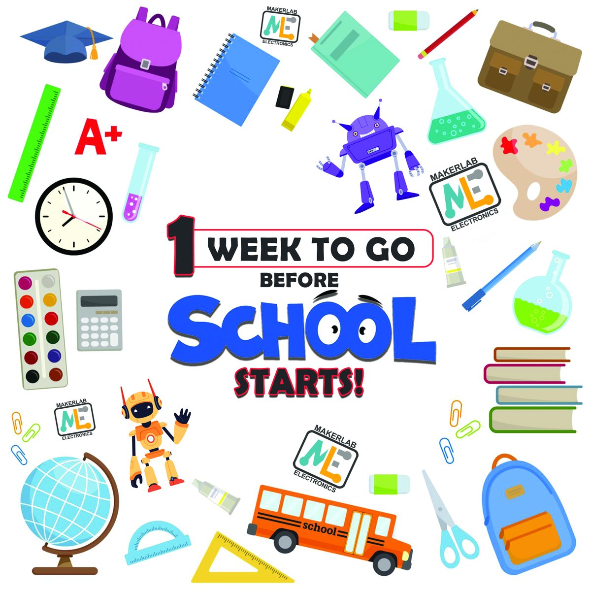 makerlab_e's tweet image. Malapit na ang pasukan!
A love for science is a love for exploring the world, the universe, and life itself! ❤

#BackToSchool 
#MakeItMakerlab 
#MakerlabElectronics