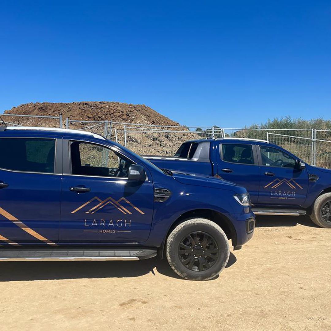 LaraghHomes's tweet photo. It’s a wrap! (and so shiny!) ✨
We have recently had some of our company cars wrapped with branded vinyl and we are delighted with the results.
Make sure to give us a wave when you see us out and about 👋
#laragh #laraghhomes #laraghbuild https://t.co/0yr94BH566