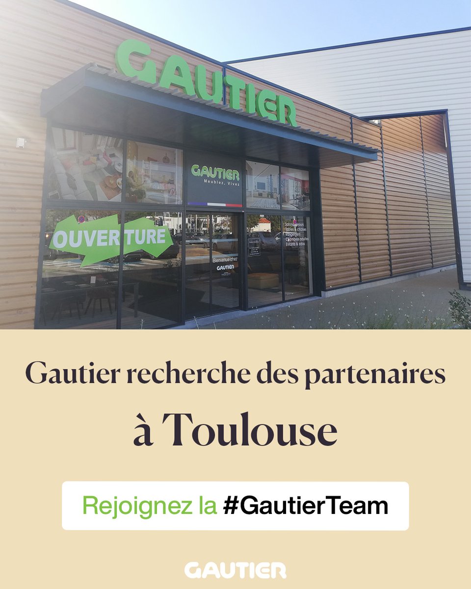 FRANCHISE. Envie d'entreprendre à Toulouse ? Rejoignez la franchise Gautier, une enseigne française pour ouvrir un magasin à Toulouse. Pour en savoir plus rendez-vous sur notre site ► loom.ly/cmWtCLc #franchise #franchisemeubles #Gautierfranchise #Toulouse #entreprendre