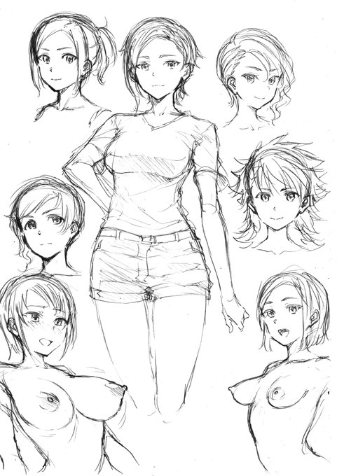 ボーイッシュ&クールビューティーなキャラを生み出そうとしていた残骸。 