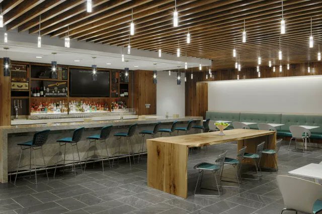 lounge_review's tweet photo. Experience @AmericanExpress’ signature amenities--complimentary hot meals conceived by Award-winning chef @deanfearing &amp; a full bar with a generous range of wines, beers, &amp; creative cocktails designed by @mixography Jim Meehan at the DFW Centurion Lounge 
https://t.co/tZca6Bjgi8 https://t.co/yyTifRfLPs