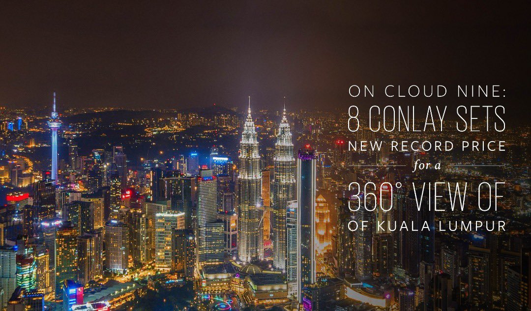 KSK_Land's tweet photo. In another milestone, KSK Land also announced that it has secured a buyer for its only penthouse for a whopping RM30 million! Perched on the 65th floor of the @Kempinski hotel tower, the 8,742sq ft residence boasts a 360-degree view of the city.

#KSKLand #8Conlay #kualalumpur https://t.co/syEb8QDJmS