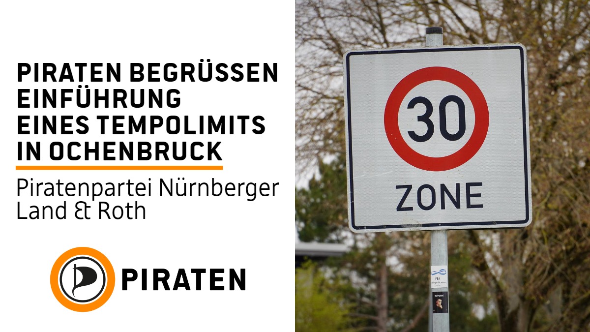 piratenLAU's tweet photo. Neue #Pressemitteilung:
#PIRATEN begrüßen Einführung eines #Tempolimit in #Ochenbruck
Ein Schritt in die richtige Richtung, aber weitreichendere Maßnahmen müssen folgen.
https://t.co/0IzWFkDCSr
@MR_MATORA #Piratenpartei #NuernbergerLand #Tempo30 #AlbtraumB8 #BIB8
@AlbtraumB8 https://t.co/YyRlTW6RIl