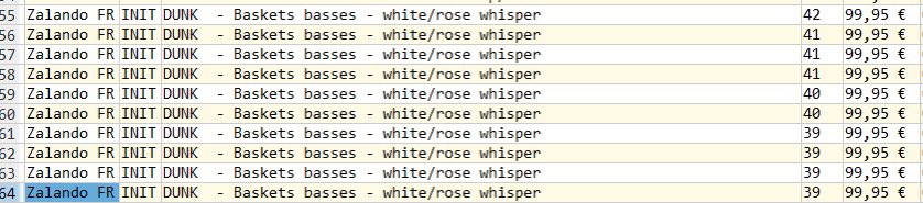 okayokayy__'s tweet photo. x11 whisper on zalando 
bot : @BananaFramework @thesolerestocks 
cg : @earlycookfr @speedsignals_eu @palscook 
proxies : @TyphonClub 
ACO : @JungleAco https://t.co/RVmdqK96Jy