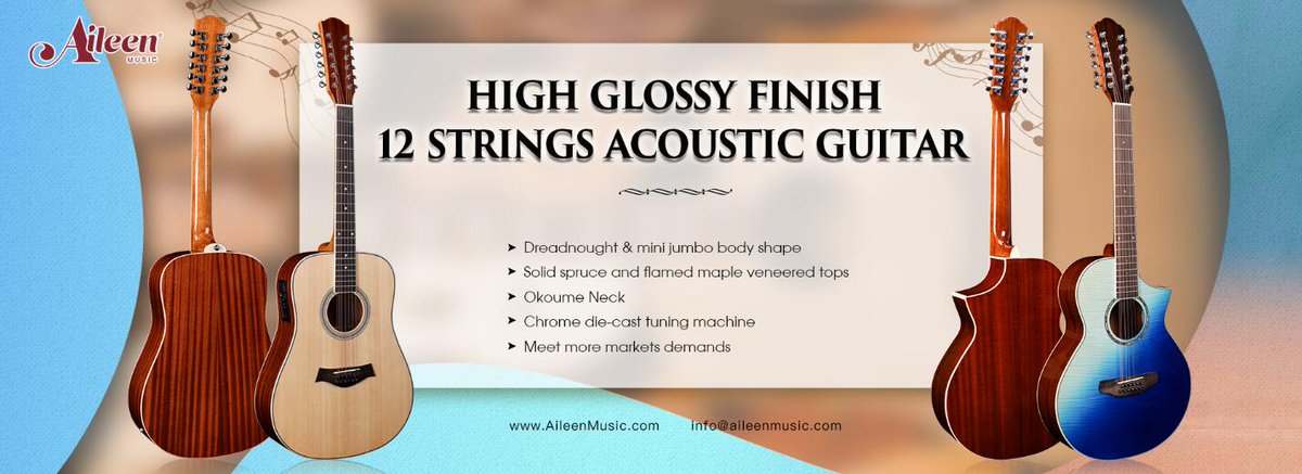 AileenMusics's tweet photo. NEW! 12 String Acoustic Guitar

📧 Contact:info@aileenmusic.com
👀 Web: https://t.co/jN9ziXsJOu https://t.co/y3HxGMN26b