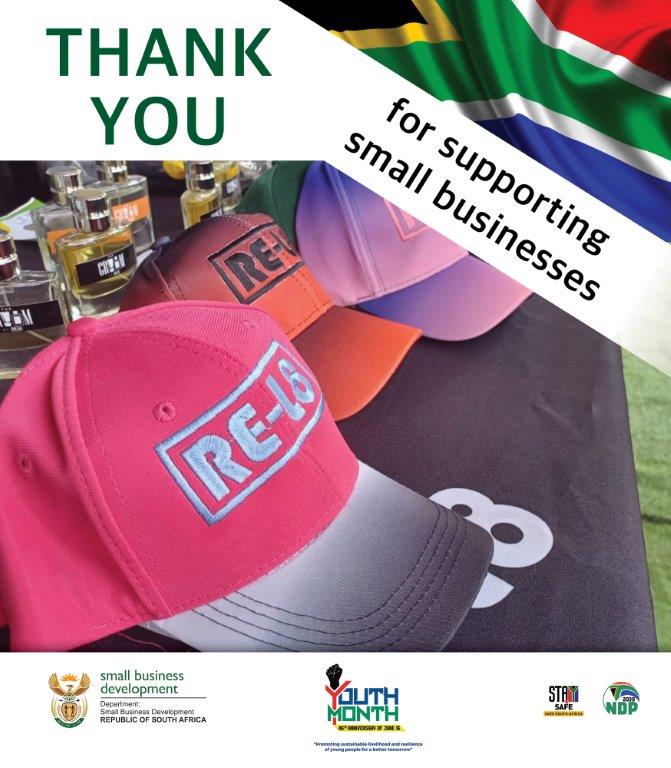 DSBD_SA's tweet photo. Through our spending power for everyday locally produced goods and services, we can help revive our economy. 

#BuyLocalBuyMadeInSA https://t.co/tocQif3YLj