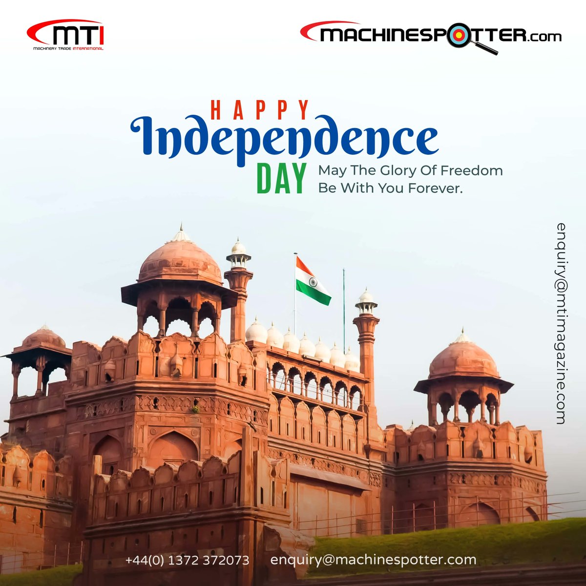 mtimagazine's tweet photo. May the glory of freedom be with you forever.
MTI wishes everyone a very Happy 75th Year of Independence.
#independenceday2022 #IndependenceDayIndia #respectflag #indiaflag #75yearsofindependence #15thaugust #jaihind https://t.co/v3UPt5cyWn