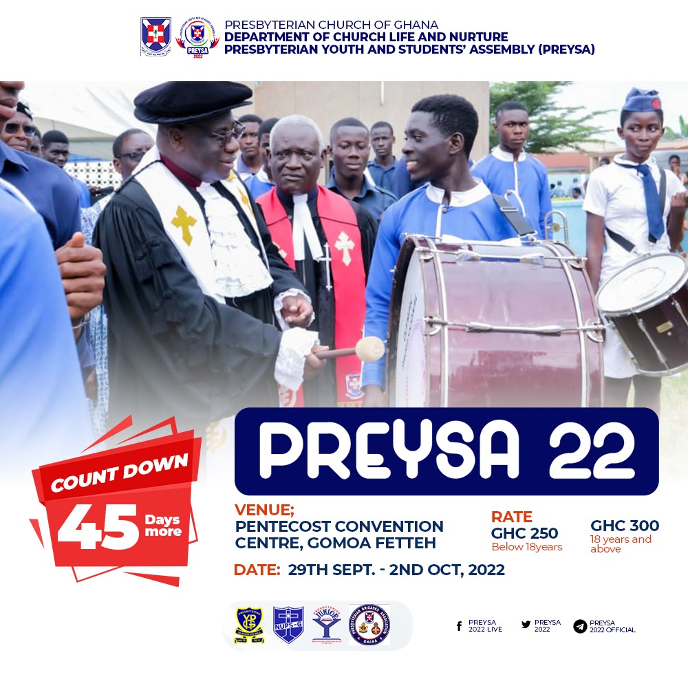 pcg_ypg's tweet image. 4️⃣5️⃣ DAYS MORE💃🏾💃🏾💃🏾
Little by little,
The days draw nigh,
Our hopes shoot high 
We sense victory in battle. 

We dream of an assembly that will raise an army of change agents.

 Don't miss this recruitment. 

REGISTER NOW FOR PREYSA 2022❗❗❗

#PREYSA2022
#InspiredToTransform