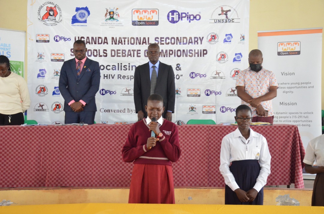 OpenSpaceUganda's tweet photo. @CB_Denmark @SDGaction @worldat2030 Happening: Opening remarks of the first ever #UNSSDC22 tournaments in Northern Uganda -Gulu city at Sacred Heart SS.
#LocalizingSDGs
#LeavingNoOneBehind
#OpenSpaceUg https://t.co/m6JF2NoTmL