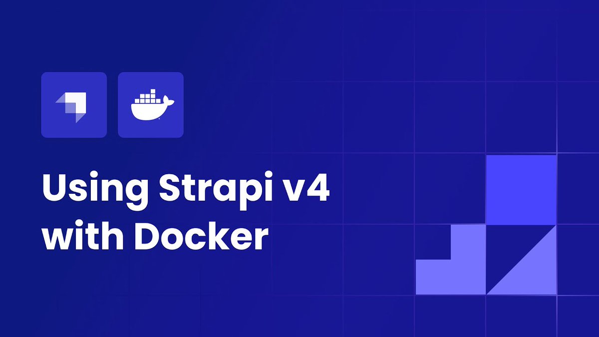 strapijs's tweet photo. Using #Strapiv4 with #Docker video tutorial is available now! πΉ
Check it out here π
https://t.co/jLUp6C18PT https://t.co/ItNvXNHusn